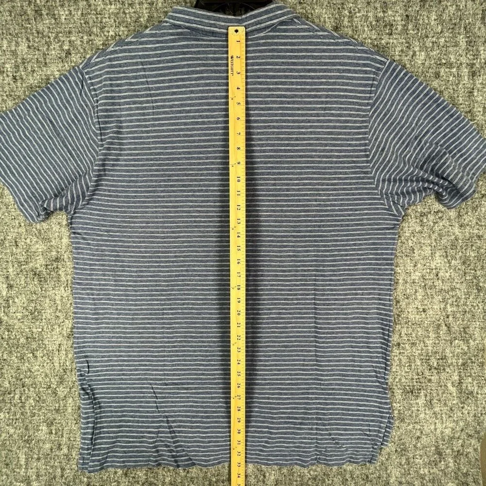 Ralph Lauren‎ Polo Shirt Mens XXL Blue Preppy Clubhouse Vintage Single Stitch